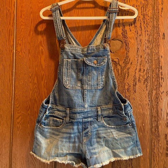 Denim Short Overalls Shortalls - Picture 1 of 3